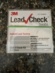 3M Lead Check Instant Lead Testing Swab Kit. Contains 8 Swabs. NEW