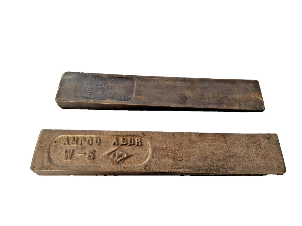 TWO Ampco Safety Tools W-5 Flange Wedge,Nonsparking,1 1/4 X 7 In