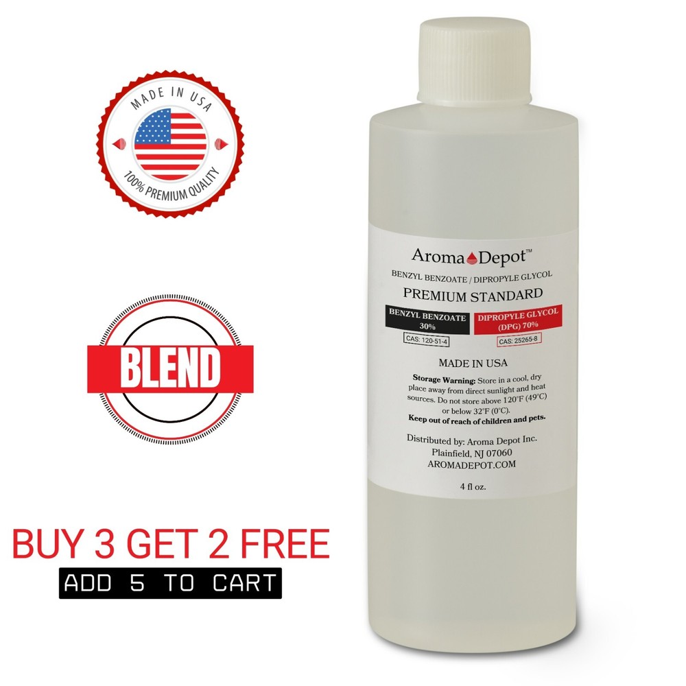4 oz. – 70/30 DPG & Benzyl Benzoate Blend Dipropylene Glycol Aromatic Compound