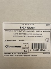 Edwards Universal Input-Output Module Motherboard (SIGA-UIO6R)