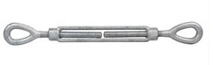 Qty 10 , 1/2″ x 12″ Eye & Eye Hot Dipped Galvanized Turnbuckle
