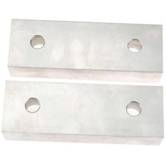Gibraltar 6-1/8″ Wide x 2″ High x 1-1/2″ Thick, Flat/No Step Vise Jaw Soft, A…