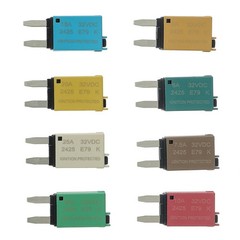 Resettable Mini Blade Fuses 5A-30A for Automotive Circuit Breaker – 8 Pack DC 12