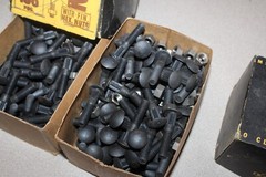 2 Boxes of 100 Lamson 3/8″ x 2″ Ribbed Carriage Bolts & Nuts Vintage USA