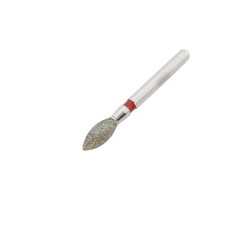Dental Diamond Football Burs 368/023F Fine Grit Red FG 1.6mm High Speed Turbine