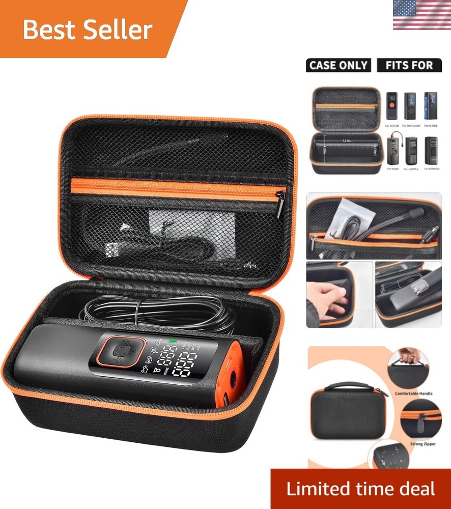 Shockproof & Splash-Proof Storage Case for Tire Inflators – Fits Multiple Brands