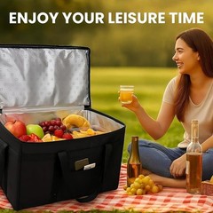 XXXL Insulated Delivery Bag for Pizza & Drinks