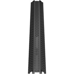 VEVOR 39 in Speed Bump 2000 lbs Cable Hose Protector Ramp Drop Over Cord Cover