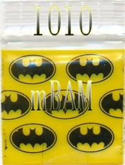 100 PACK SHERO2 125125 Apple Zip Baggies 1.25X1.25″ Mini POLYBAGS