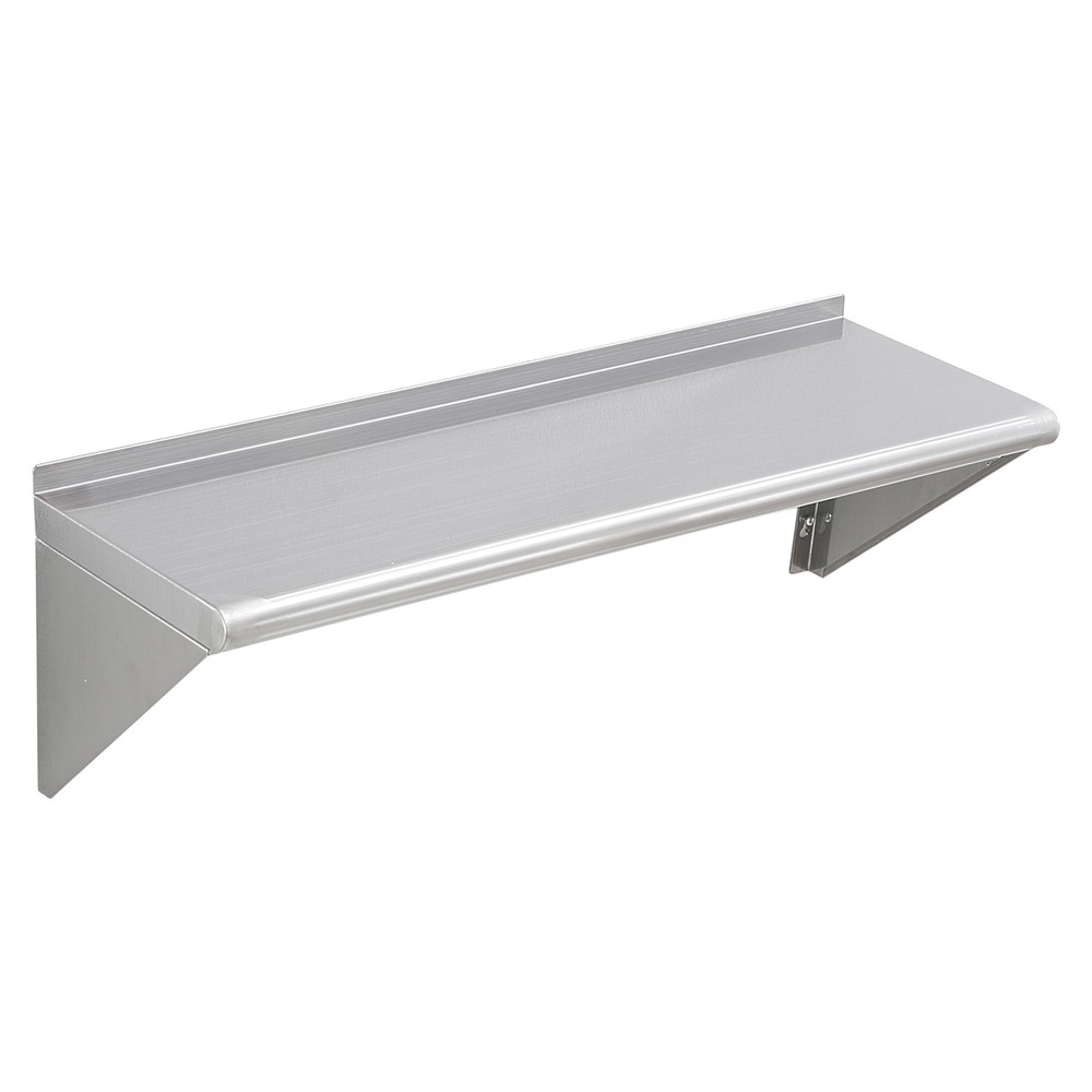Uimoso 36″ x 12″ Stainless Steel Wall Mounted Shelf Kitchen Restaurant Shelving