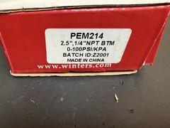 Winters PEM214 1/4″ NPT Economy Pressure Gauge 0-100 PSI/kPa