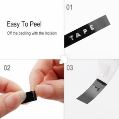 5PK Label Replace for Dymo 3D 9mm Plastic Embossing Tape Xpress Label Maker 3/8″