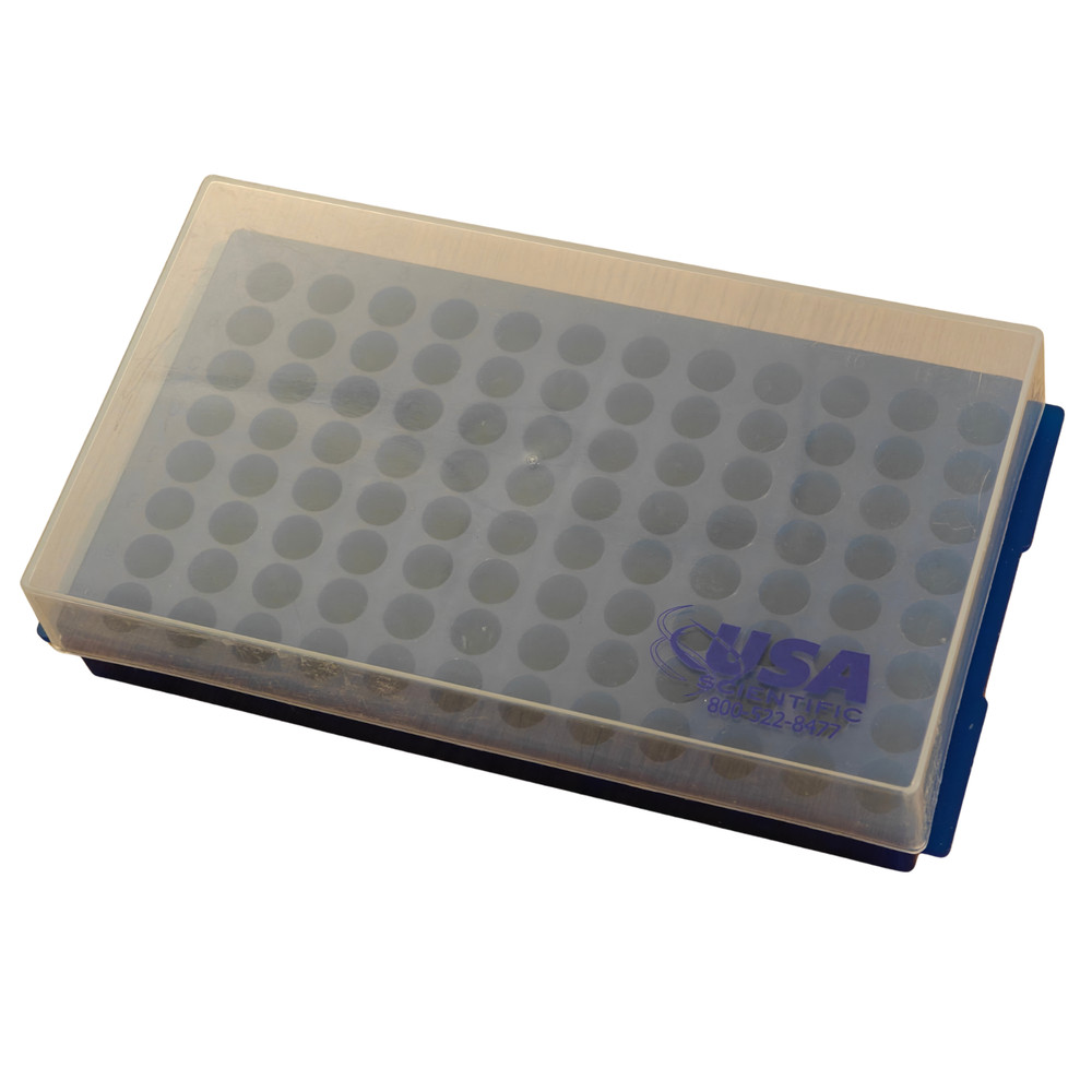 USA Scientific 96-Place BestRack 8 x 12 2396-5048 Blue Tube Rack