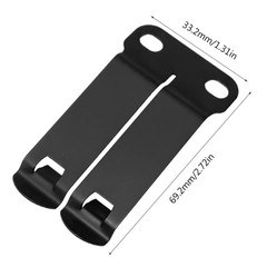 Universal Stainless Steel IWB OWB Belt Clip Kydex Holster K Sheath Mounting