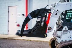 Skid Steer Log Grapple 76″ Wide by McLaren Heavy Duty for Case Machines