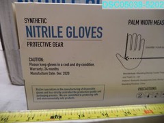 QTY=1000: BluZen Synthetic Nitrile Gloves Powder Free L 810676032072