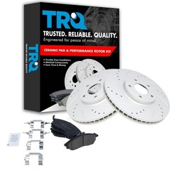 TRQ Front Brake Pad & Rotor Set for 2012-2017 Hyundai Accent Kia Rio