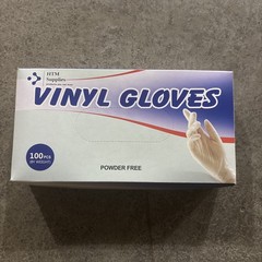 HTM Medical Vinyl Gloves- Size XL – 10 Boxes Of 100 Per