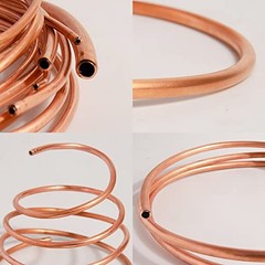 Quickun Copper Tube 1/8″ ID × 5/32″ OD (3-4mm) 5/32 OD, 9.84FT(3Meters)