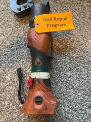 Utilco BLL-25HD Lineman Battery Hydraulic Cutting Tool **PART FOR REPAIR**