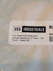 USA SEALING BULK-FG-84 Flange Gasket,Full Face,2″ Pipe, 1/8″T, Class 300. GB23