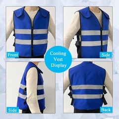 Cooling Vest for Men&Women,Adjustable Ice Vest with 20 PCS Gel Ice Packs
