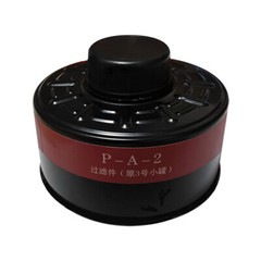 40mm Gas Mask Filter- Emergency Preparedness, Industrial Use, Sealed P-A-2 NEW