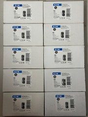 10 PCS Eaton BRP115AF 120/240V 15A Single Phase Circuit Breakers