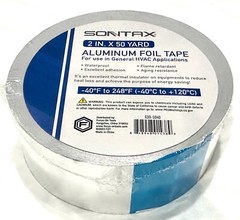 SONTAX 2″ X 50 Yard Aluminum Foil Tape HVAC Applications