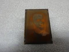 Braddock PA Lutheran Church Wood Copper Plate Photo Negative 1-1/2″ Vintage