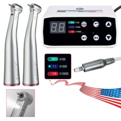 NSK Style Dental Brushless LED Electric Micro Motor 1:5 Increasing Handpiece Kit