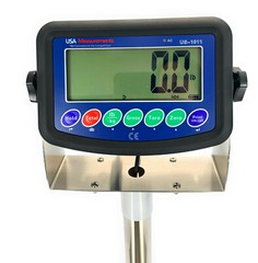 100 lb x .002 lb Digital Floor 24″x24″ Bench Scale Platform 50 kg x .009 kg
