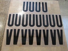 Changeable Sign Letters 6″ Letter Printed on 7″ Panel 448 Pieces