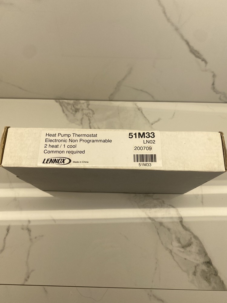LENNOX 51M33 NON-PROGRAMMABLE, HEAT PUMP, 2H/1C, THERMOSTAT Free Ship!
