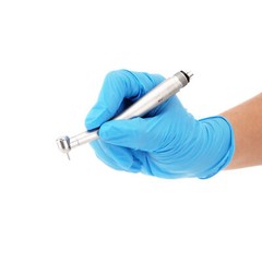 2x Dental Handpiece w/ Std.Head ø10.3 x H13.5mm 4H Coupling & Air-Turbine Motor