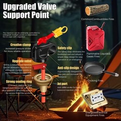 4 In1 Fire Extinguisher with Mount Fire Extinguishers for the House/Car/Kitchen.