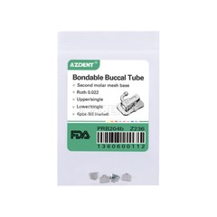 50 X Dental Orthodontic Buccal Tube 2nd Molar Roth 022 Non-Conv Bondable USPS!