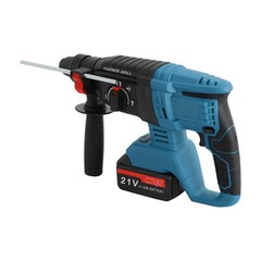 Battery-powered Hammer Drill With 4 Modes & Depth Ruler For Electric Tools
