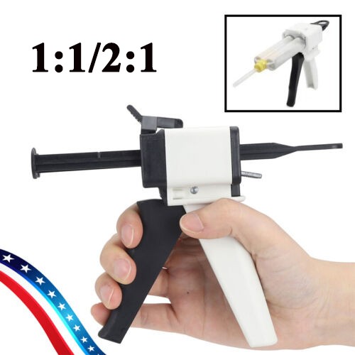 2Boxes Ratio Dental Impression Mixing Dispenser Dispensing Caulking Gun 1:1/2:1