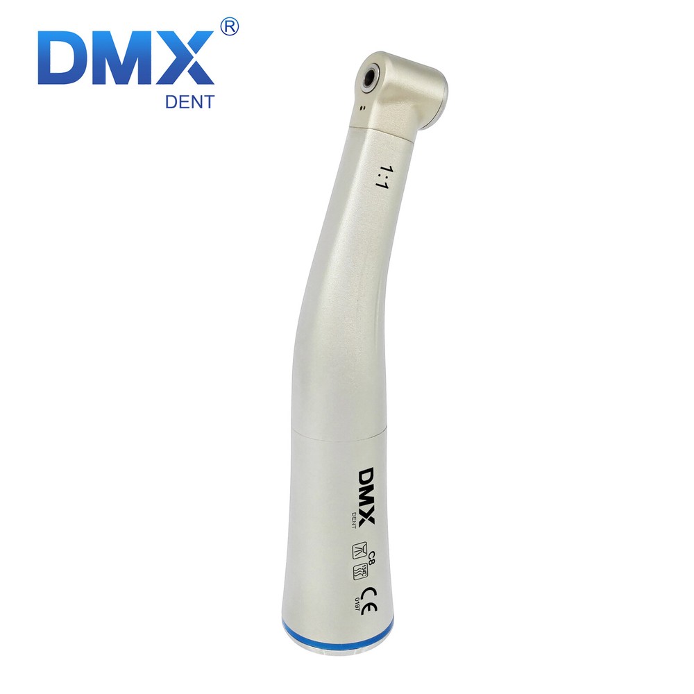 Dental 1:5 Increasing Contra Angle Fiber Optic Handpiece w/E-type Electric Motor