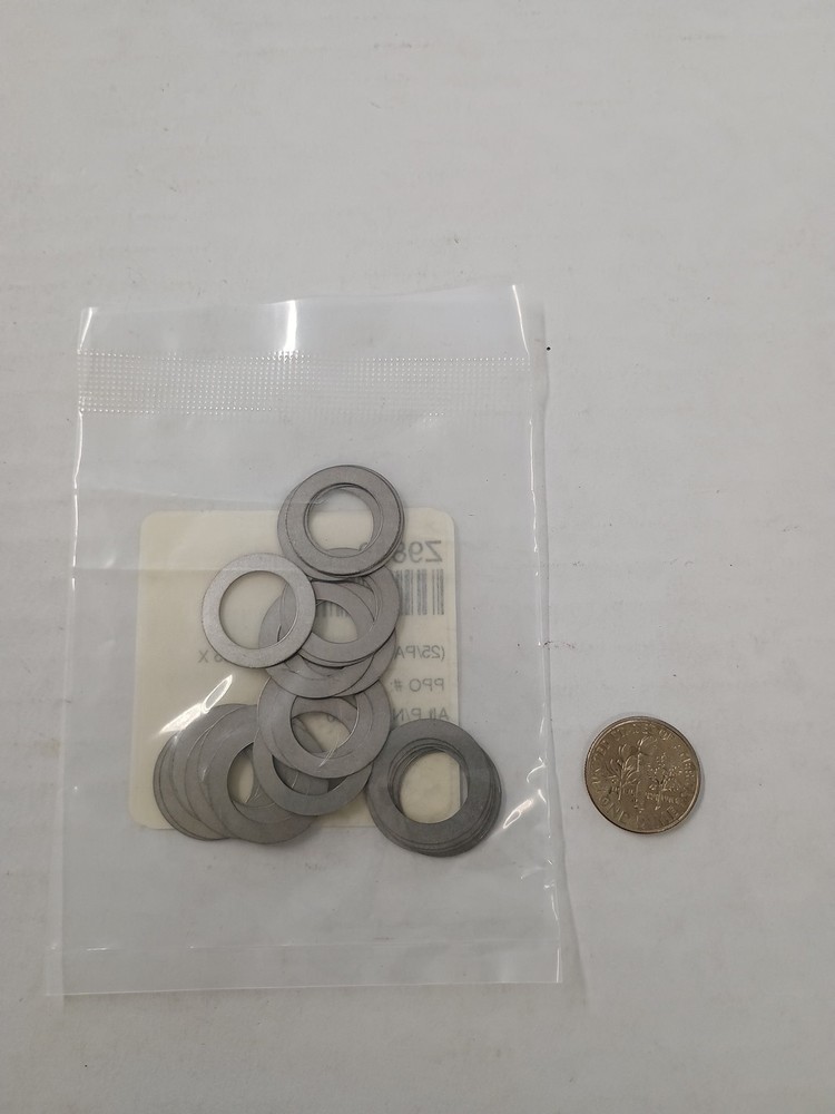 Gibraltar SS shaft Shim Washer 0.01″ thick 0.5-0.505″ ID x 0.745 – 0.755″ OD