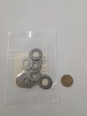 Gibraltar SS shaft Shim Washer 0.01″ thick 0.5-0.505″ ID x 0.745 – 0.755″ OD