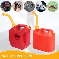 6X Replacement Gas Can Spout Kit Nozzle Vent For Plastic Gas Cans Old Style Cap