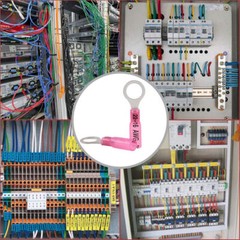 Waterproof Copper Wire Crimp Connectors Assortment Heat Shrink Ring Terminals