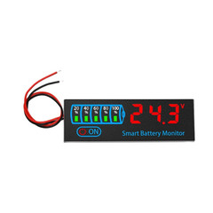 1pc DC7-40V Battery Level Indicator 12V-48V LED Voltage Capacity Tester – NEW