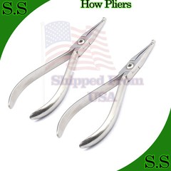 2 How pliers orthodontic Surgical dental instruments