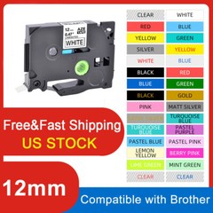 Compatible with Brother TZ TZE 231 P-touch PT-E200 Laminated Label Tape 12mm×8m