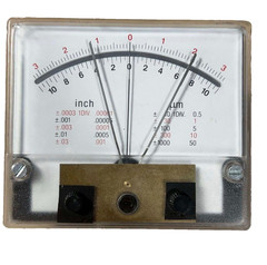 SPI Analog Meter Unit DCF-120 Panel Gauge – Untested