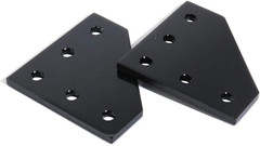 10Pcs 2020 Corner Bracket Plate Anodised L Shape 5 Hole 90 Degree outside Joinin