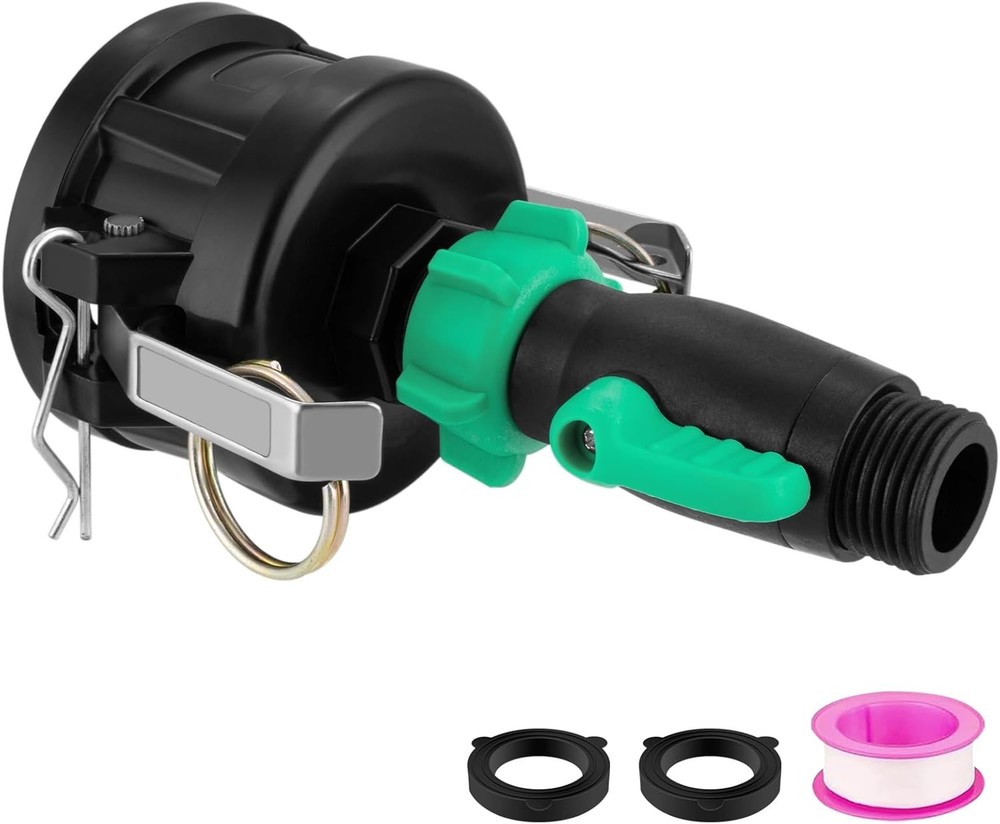 IBC Tote Adapter 2″Cam Lock IBC Tote Fitting 275-330 Gallon IBC Tank Adapter wit